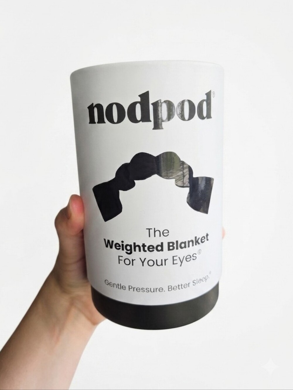 New nodpod Weighted Eye Blanket - Black